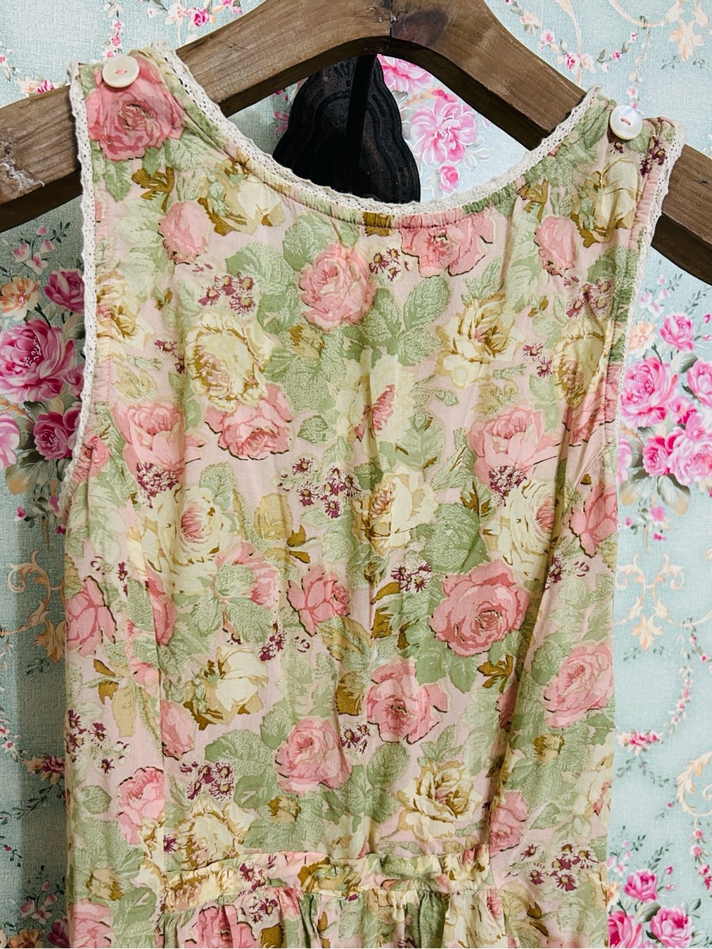 April Cornell for Modern Prairie romper pockets! adjustable shoulders small-med - Picture 9 of 12